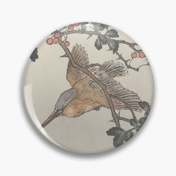 Item preview, Kingfisher: Japanese Ukiyo-e Print, Kono Bairei designed and sold by Tridentulus.