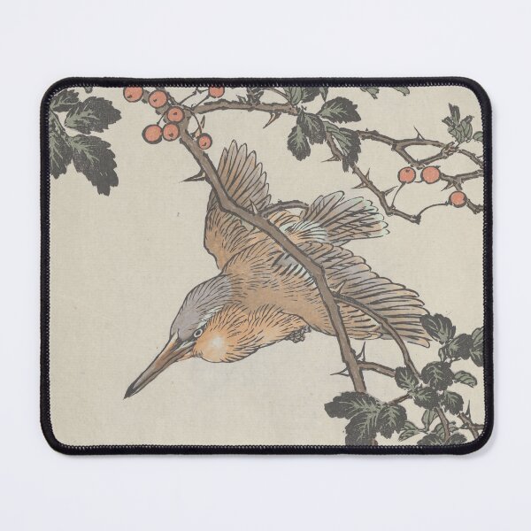 Item preview, Kingfisher: Japanese Ukiyo-e Print, Kono Bairei designed and sold by Tridentulus.