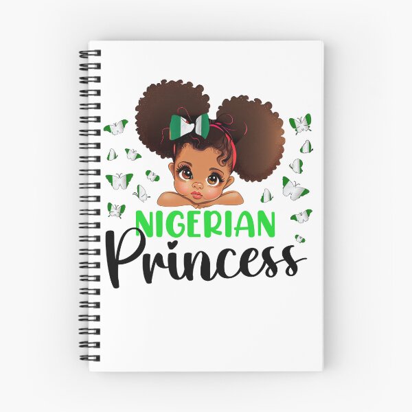 Item preview, Nigeria Princess Flag for Girls Nigerian Pride Nigeria kids designed and sold by NUMAcreations.
