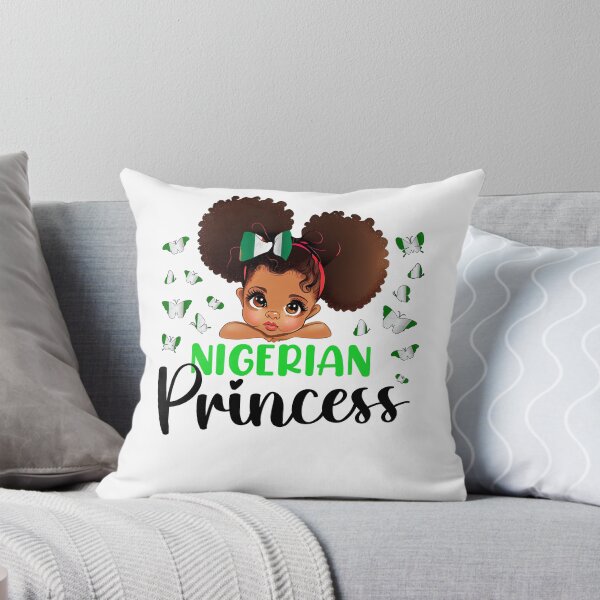 Item preview, Nigeria Princess Flag for Girls Nigerian Pride Nigeria kids designed and sold by NUMAcreations.