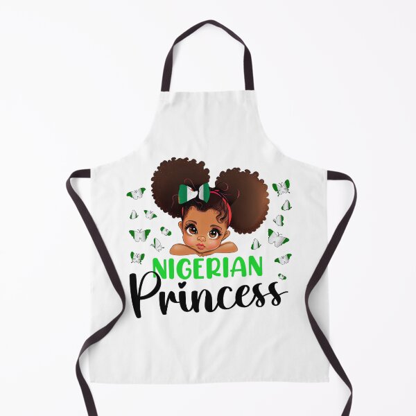 Item preview, Nigeria Princess Flag for Girls Nigerian Pride Nigeria kids designed and sold by NUMAcreations.