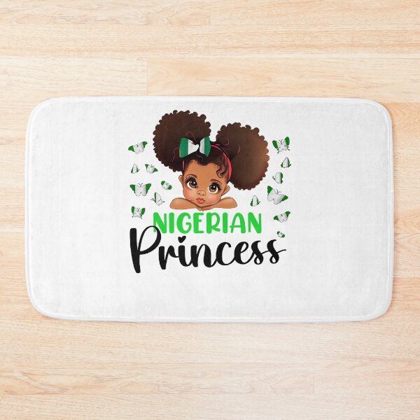 Item preview, Nigeria Princess Flag for Girls Nigerian Pride Nigeria kids designed and sold by NUMAcreations.