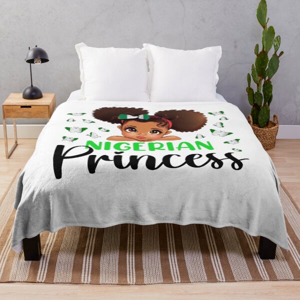 Item preview, Nigeria Princess Flag for Girls Nigerian Pride Nigeria kids designed and sold by NUMAcreations.