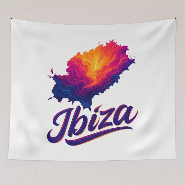 Item preview, Ibiza Island Holiday Silhouette Summer JGA Gift designed and sold by Pineapple-Tree.