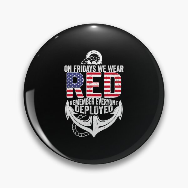 Item preview, On Fridays We Wear Red Friday Navy 	 Distressed 		 designed and sold by nyqaakasios84.