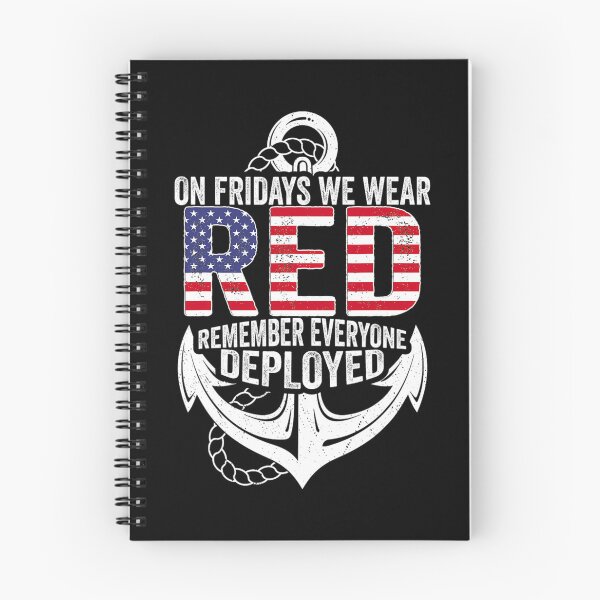 Item preview, On Fridays We Wear Red Friday Navy 	 Distressed 		 designed and sold by nyqaakasios84.
