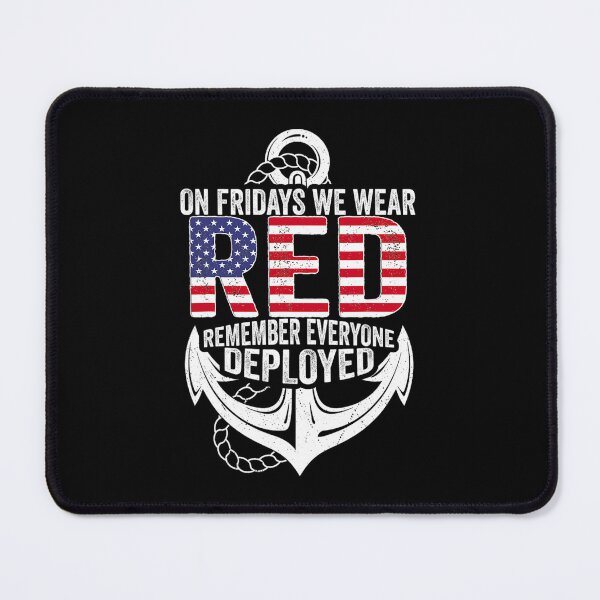 Item preview, On Fridays We Wear Red Friday Navy 	 Distressed 		 designed and sold by nyqaakasios84.