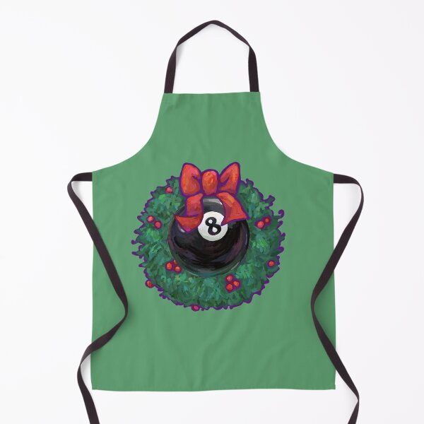 Item preview, 8 Ball Christmas Wreath designed and sold by ImagineThatNYC.