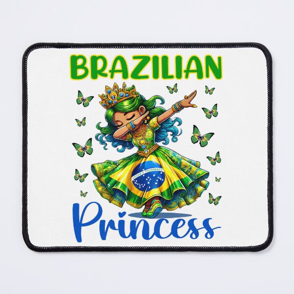 Item preview, Brazilian Princess Dab Girl Flag Dress Heritage Girls Kids designed and sold by NUMAcreations.