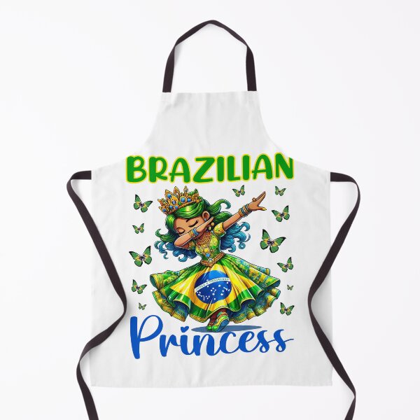 Item preview, Brazilian Princess Dab Girl Flag Dress Heritage Girls Kids designed and sold by NUMAcreations.