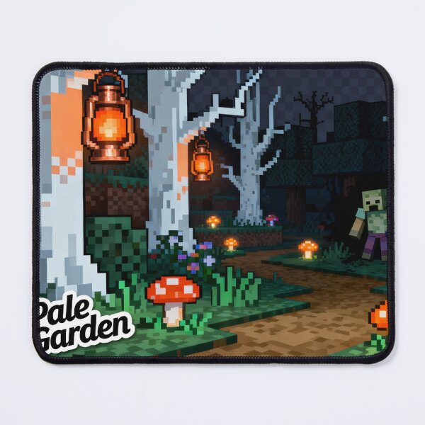 Item preview, Pale Garden Minecraft Landscape T-Shirt: Spooky Gaming Scene designed and sold by GeekArtUniverse.