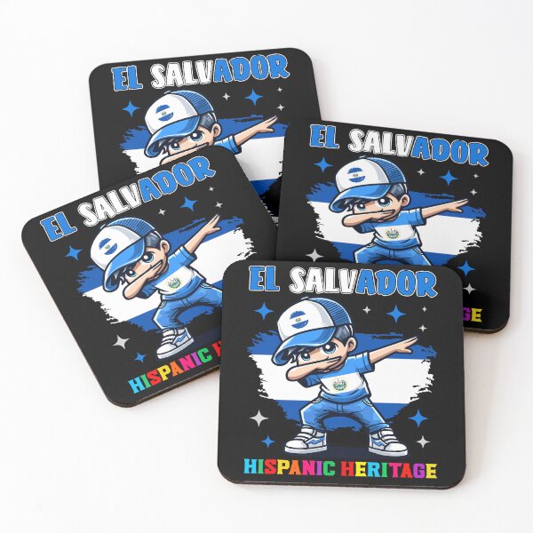 Item preview, El Salvador Dabbing Kid Hispanic Heritage Celebration Kids designed and sold by NUMAcreations.
