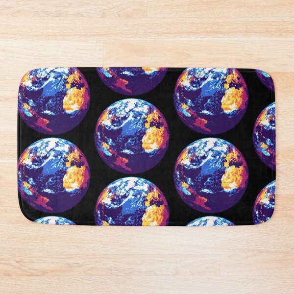 Item preview, Pixelated Earth (Blue) designed and sold by Planetation.