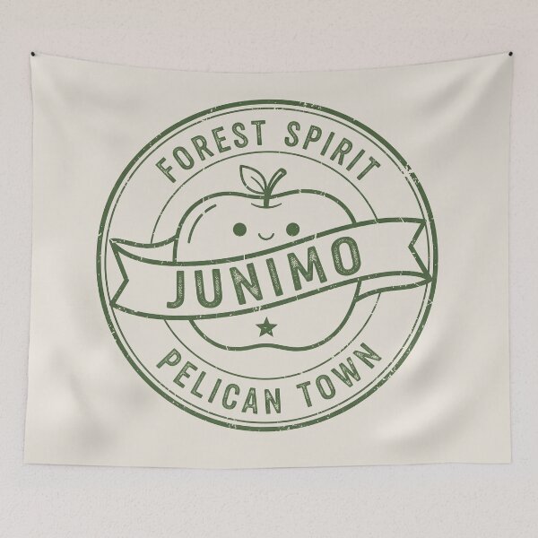 Item preview, Stardew Valley Junimo Community Stamp designed and sold by TorqueAndTone.