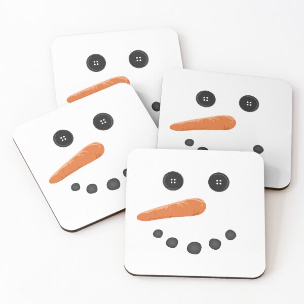 Item preview, 1980s Kawaii Happy Holiday carrot nose button eyes Cute Snowman designed and sold by LEILA ART SPACE.