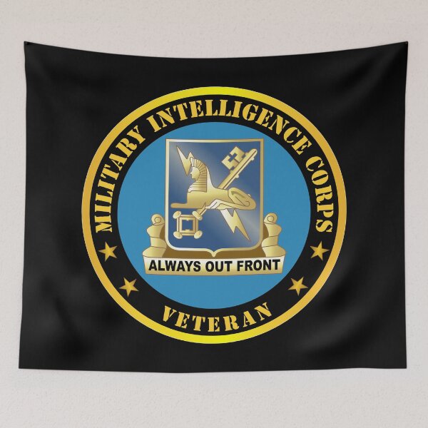 Item preview, Army - Military Intelligence Corps Veteran designed and sold by Military Insignia Products.