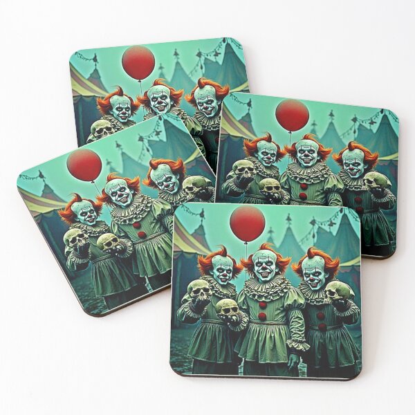 Item preview, Three Creepy Clowns Skull Fear Design designed and sold by Health And Fitness Posts e-Store.