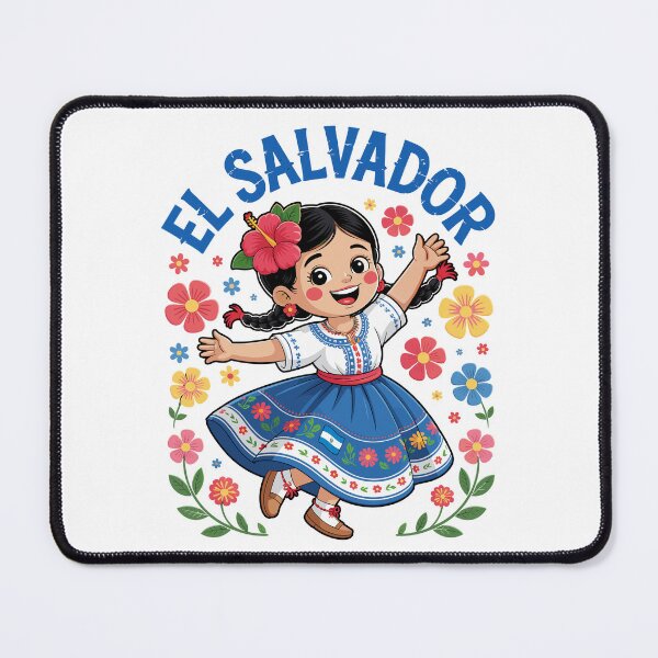 Item preview, El Salvador Folk Art Girl Traditional Dress Design for Girls designed and sold by NUMAcreations.