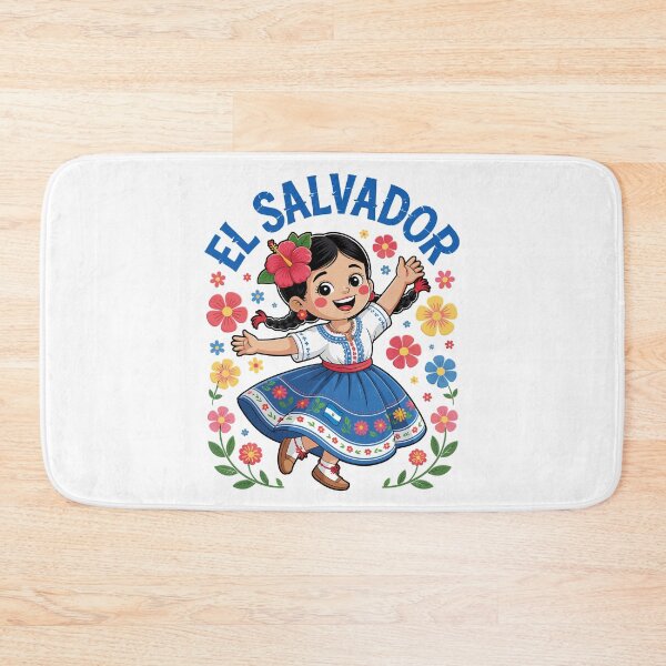 Item preview, El Salvador Folk Art Girl Traditional Dress Design for Girls designed and sold by NUMAcreations.