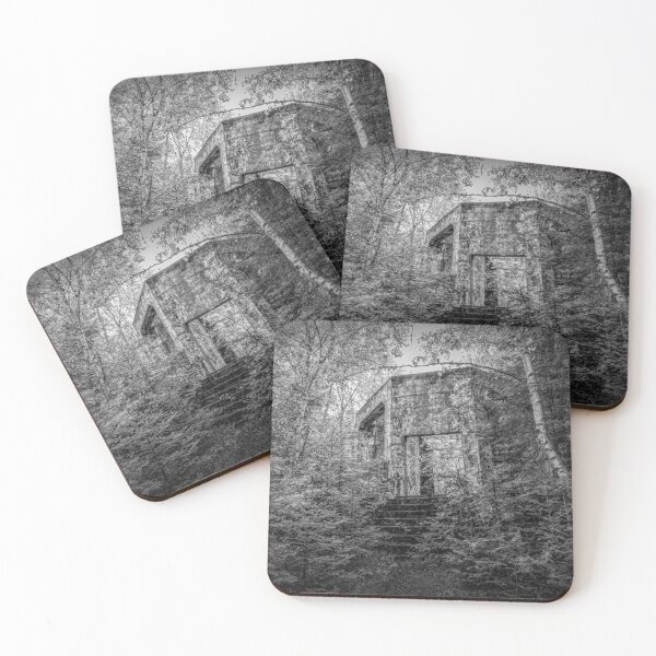 Item preview, Crumbling Ruins of Jackfish Ghost Town 2 BW designed and sold by jrtwynam.