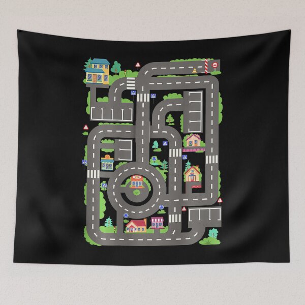 Item preview, Kid Play Cars On Dad Back Race Track Mat Fathers Day 		 designed and sold by rrojkfjx42.