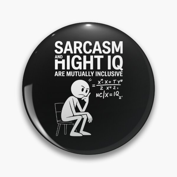 Item preview, Sarcasm and hight IQ designed and sold by SignumShop.