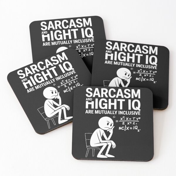 Item preview, Sarcasm and hight IQ designed and sold by SignumShop.