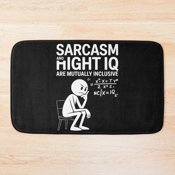 Item preview, Sarcasm and hight IQ designed and sold by SignumShop.