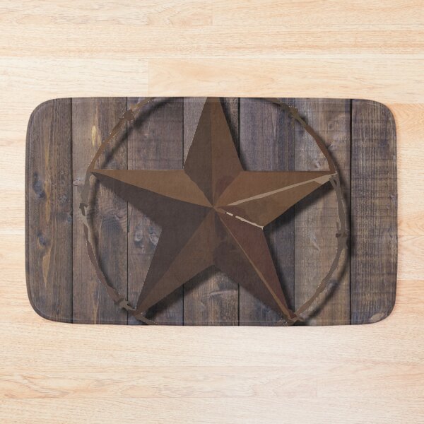 Item preview, Rustic Primitive Barn Wood Brown Western Country Star designed and sold by LEILA ART SPACE.