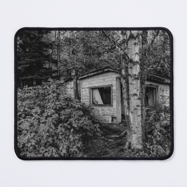 Item preview, Crumbling Ruins of Jackfish Ghost Town 5 BW designed and sold by jrtwynam.