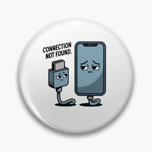 Item preview, Milo And Dex – “Connection Not Found” Sarcastic Humor Cartoon Art designed and sold by Moodzu.