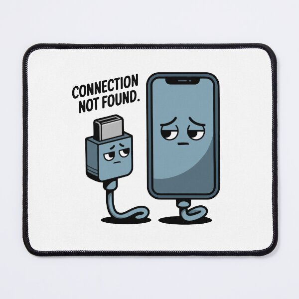 Item preview, Milo And Dex – “Connection Not Found” Sarcastic Humor Cartoon Art designed and sold by Moodzu.