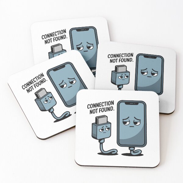 Item preview, Milo And Dex – “Connection Not Found” Sarcastic Humor Cartoon Art designed and sold by Moodzu.