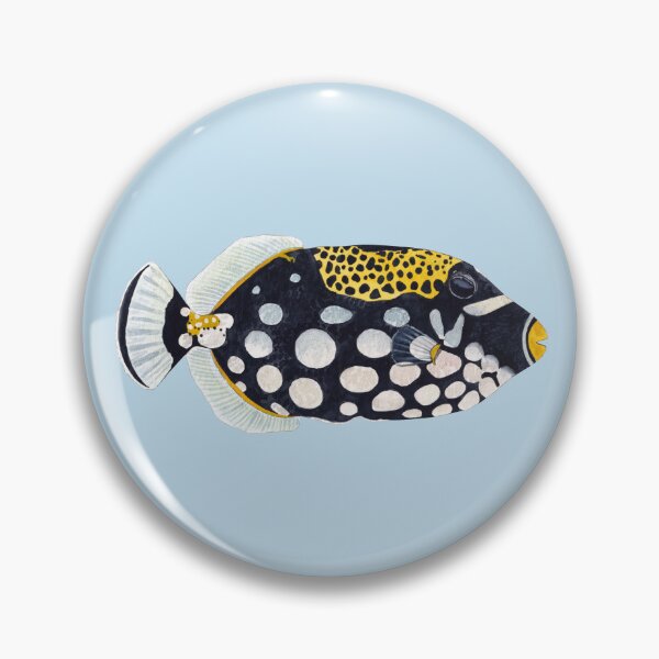 Item preview, CLOWN TRIGGERFISH-(Balistoides conspicillum) designed and sold by BEATRIZ ABAITUA.
