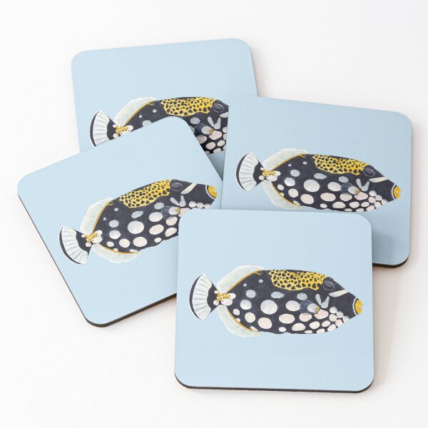 Item preview, CLOWN TRIGGERFISH-(Balistoides conspicillum) designed and sold by BEATRIZ ABAITUA.