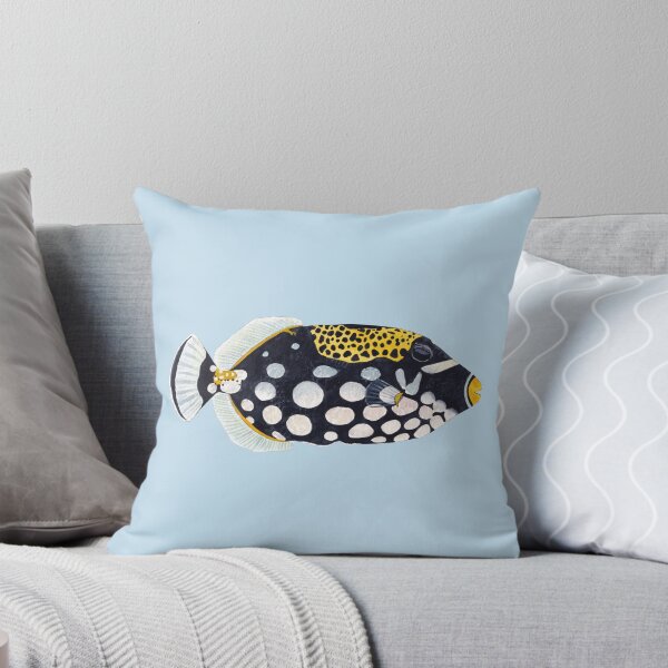Item preview, CLOWN TRIGGERFISH-(Balistoides conspicillum) designed and sold by BEATRIZ ABAITUA.