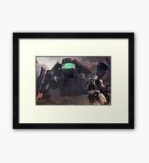 Scarab Halo Framed Print