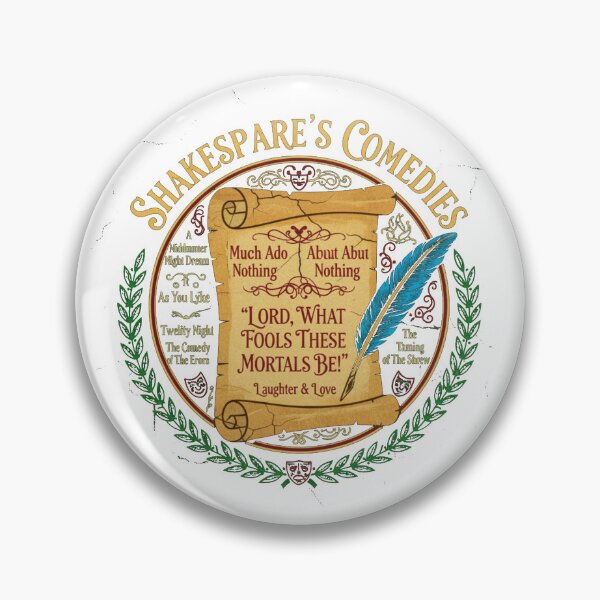 Item preview, Shakespeare's Comedy Collection - Literary Quill and Scroll designed and sold by Boski22.