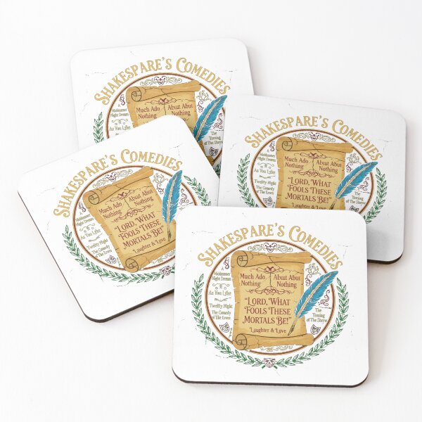 Item preview, Shakespeare's Comedy Collection - Literary Quill and Scroll designed and sold by Boski22.