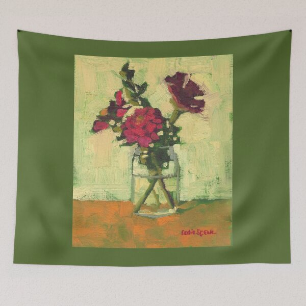 Item preview, Zinnias designed and sold by Leslie Cole.