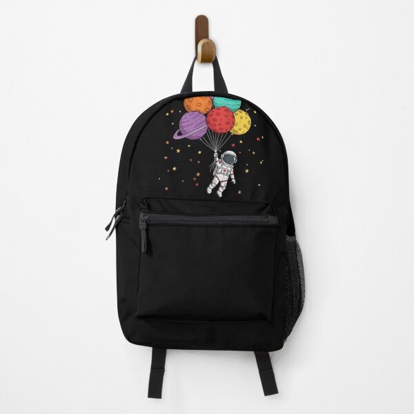 Item preview, Cute Astronaut with Planet Balloons – Hand-Drawn Doodle Space Illustration designed and sold by PixelVibe782.