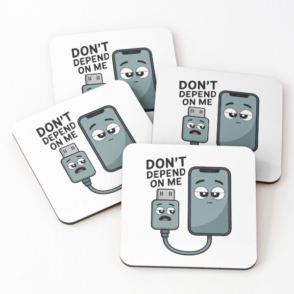 Item preview, Milo And Dex  – “Don’t Depend on Me” Sarcastic Humor Cartoon Art designed and sold by Moodzu.