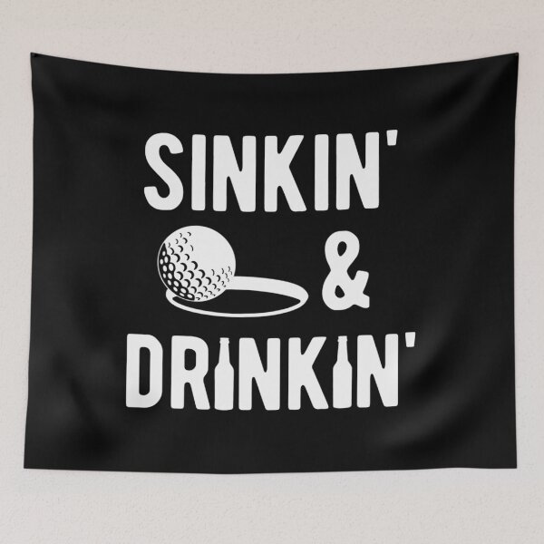 Item preview, Sinkin' and Drinkin' funny golf 		 designed and sold by admncskaof95.