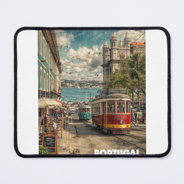 Item preview, Tramlines & Tiles: A Timeless Stroll Through Lisbon’s Heart designed and sold by ForeverPrintsOK.