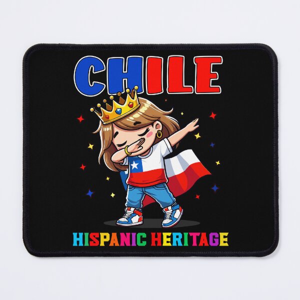 Item preview, Chile Dabbing Girl Hispanic Heritage Celebration for Kids designed and sold by NUMAcreations.