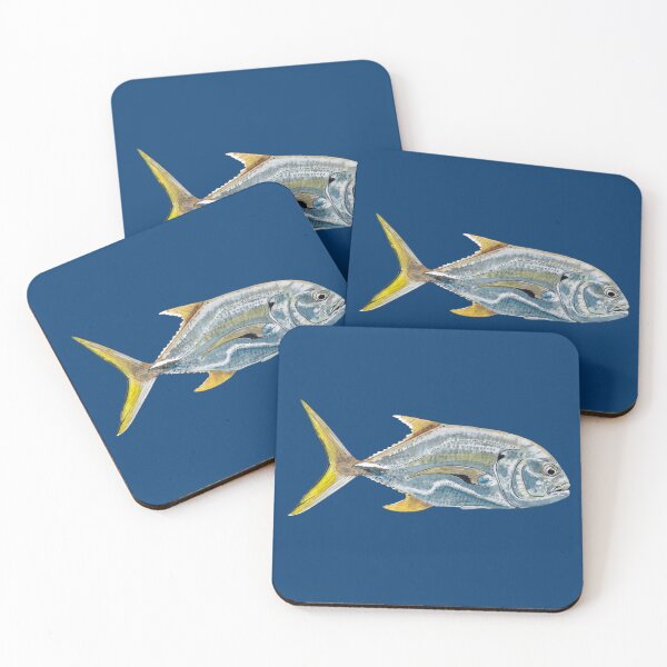 Item preview, Crevalle Jack-(Caranx hippos) designed and sold by BEATRIZ ABAITUA.