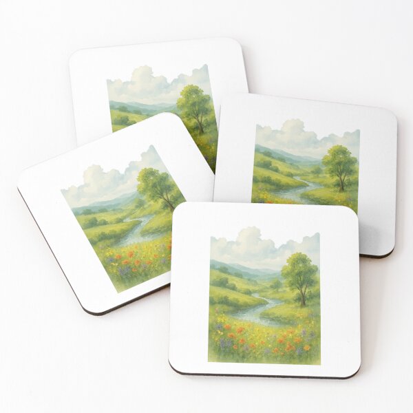 Item preview, Whispers of the valley water colour landscape  designed and sold by Cruzcollection.