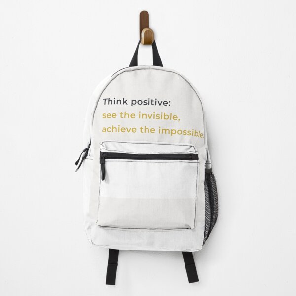 Item preview, “Think positive: see the invisible and achieve.” designed and sold by chapeto.