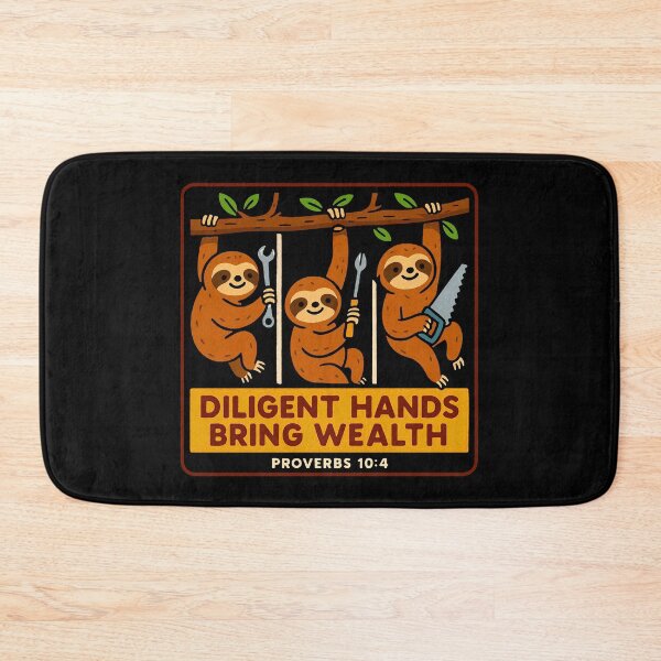 Item preview, Proverbs 10:4 Diligent Hands Bring Wealth designed and sold by plushism.
