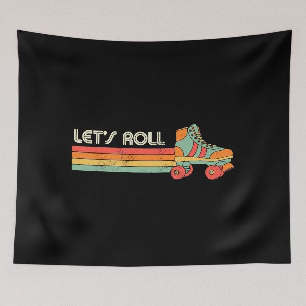 Item preview, Let's Roll Roller Skating Skater Skate Retro Vintage 70s 80s 		 designed and sold by dlqasxpjfbu12.